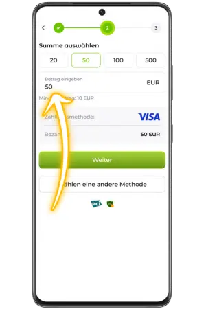 Verde Casino Einzahlung Mindestbetrag 10 EUR