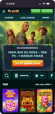 Playio App für schnellen Zugang nutzen